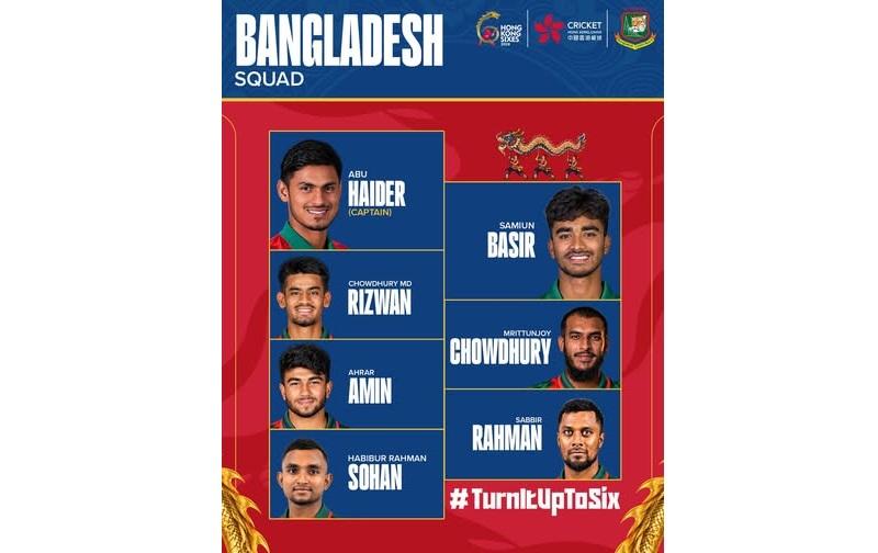 সাব্বিরকে নিয়ে হংকং সিক্সেসের দল ঘোষণা বাংলাদেশের