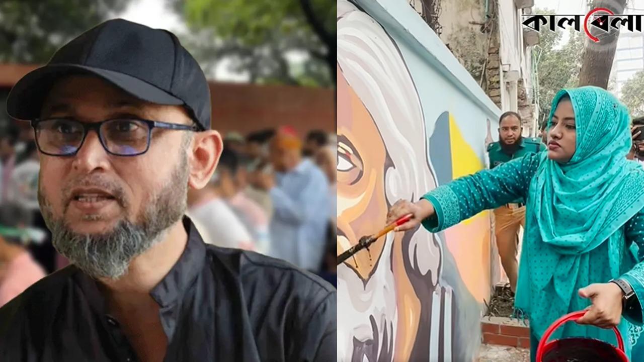 দেয়ালে রবীন্দ্রনাথের ছবি, ‘অসাধারণ ধান্দার’ শঙ্কায় ফারুকী