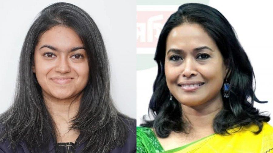 এনসিপির ঢাকা জেলা উত্তর কমিটির শীর্ষ পদে নাবিলা-দিলশানা