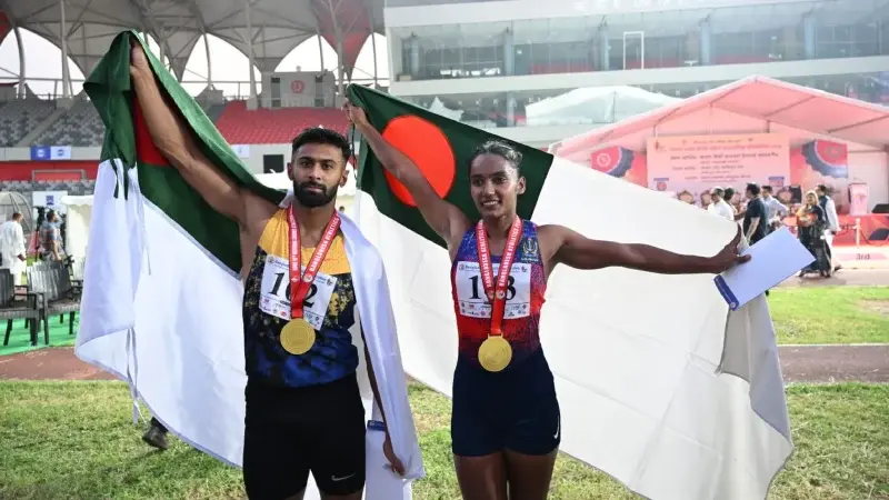 আবার দ্রুততম মানব ইমরানুর, শিরিনের ১৮