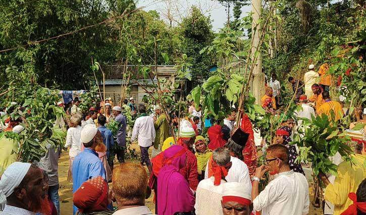 সিলেটে ঐতিহ্যবাহী ‘লাকড়ি তোড়া’ উৎসব উদযাপন