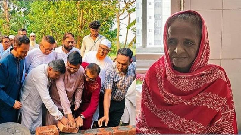 প্রধানমন্ত্রীর উপহার দেয়া বাড়িতে উঠলেন ফুটপাতে বসবাস করা গোলাপি বেগম