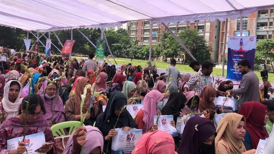 নিষেধাজ্ঞার মধ্যেই তিতুমীর কলেজে ছাত্রশিবিরের নবীনবরণ অনুষ্ঠিত