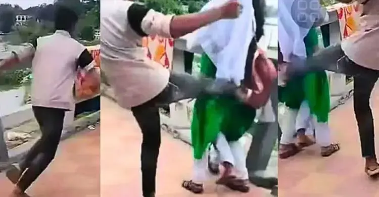 স্কুলছাত্রীকে লাথি মারার ভিডিও ভাইরাল, মেয়েটিকেই টিসি দিল কর...