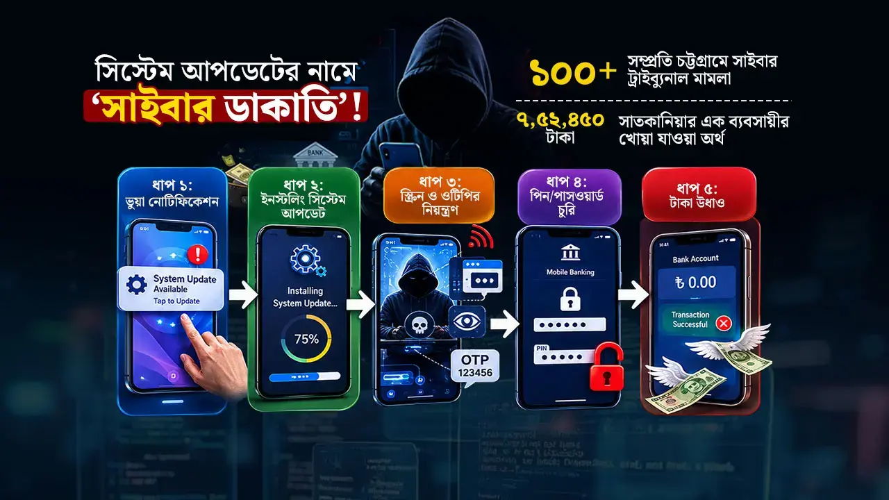 মোবাইলের এক ক্লিকেই সর্বনাশ