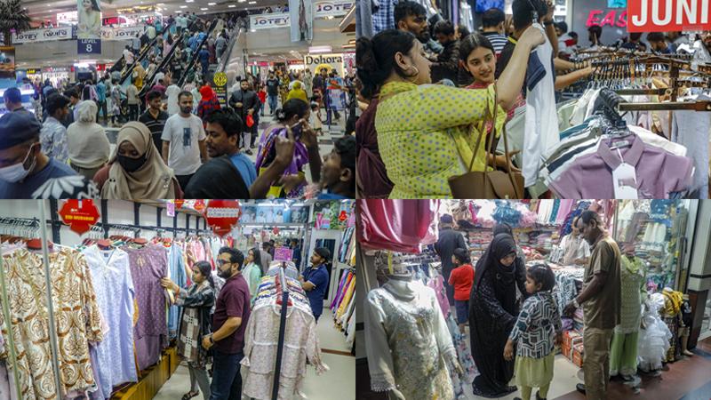 জমে উঠেছে ঈদের বাজার: বিপণিবিতানগুলোতে নারীদের ভিড় সবচেয়ে বেশি