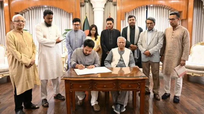 জুলাই সনদে স্বাক্ষর করল এনসিপি