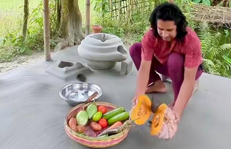 মাটির চুলা, গ্রামীণ উঠান আর নাহিদের হাতের জাদুকরী ছন্দে মুগ্ধ কোটি মানুষ