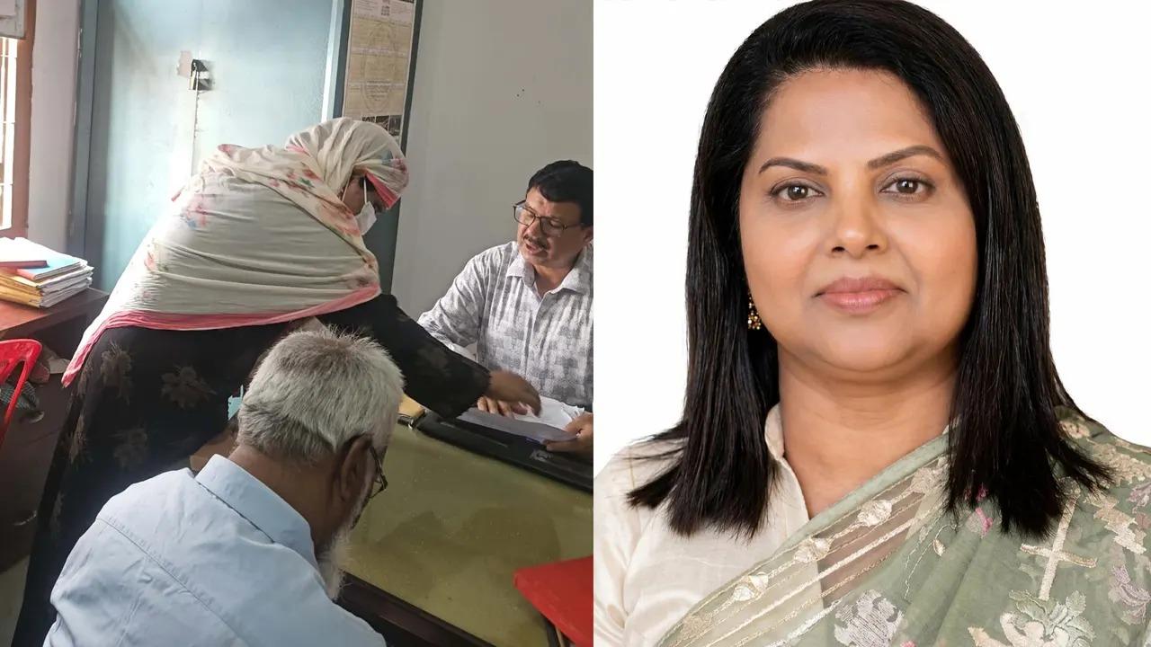 জনগণ কেমন সেবা পাচ্ছেন দেখতে বোরকা পরে ভূমি অফিসে ডিসি