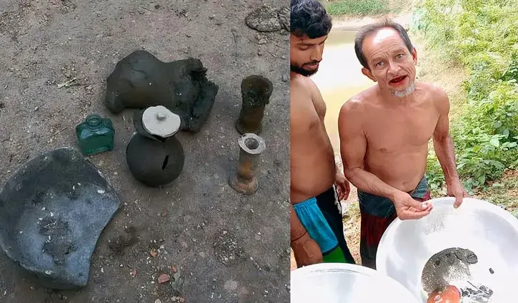 ২০০ বছরের জমিদার বাড়ির ‘বউঘাট’ খুঁড়ে প্রত্নসম্পদ লুটের অভিযোগ